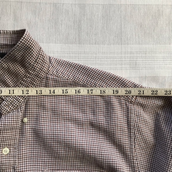 VTG JAB Studio Men’s XXL 100% Cotton Houndstooth Button Up Shirt - Picture 5 of 8